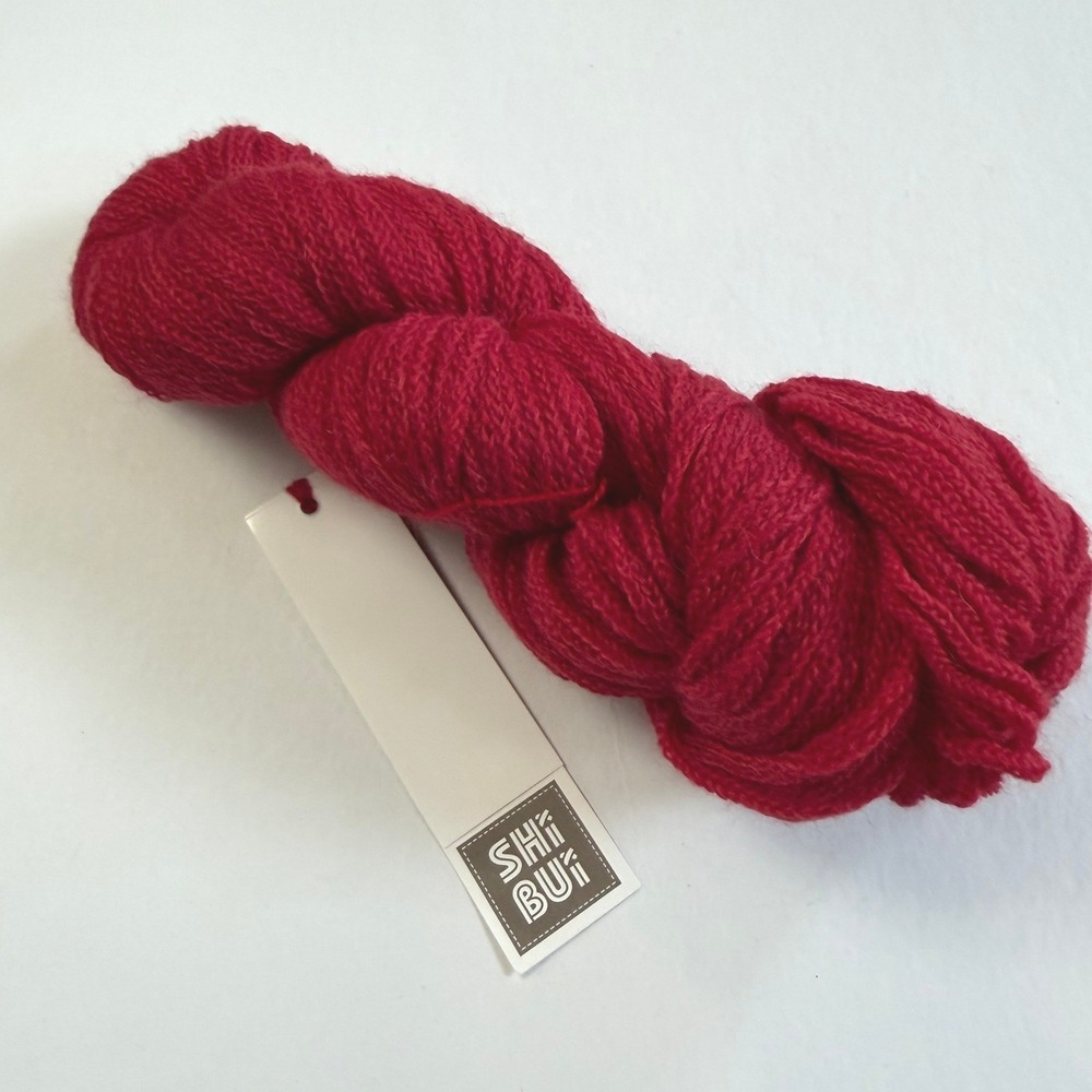 New Shibui Maai Alpaca Merino Yarn 50g Tango Red DK Chainette Discontinued